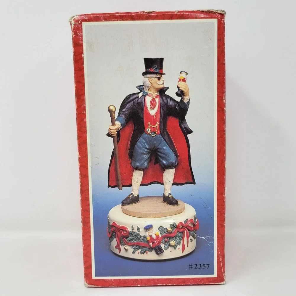 Midwest Importers Herr Drosselmeyer Nutcracker Musical‎ Figurine Box 2357